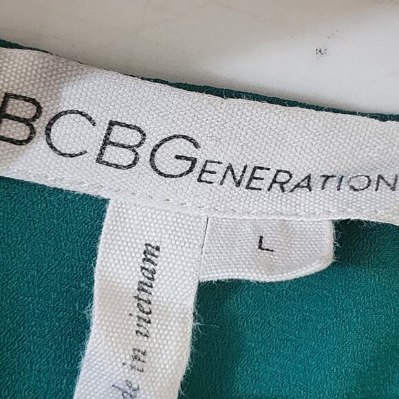 BCBGeneration Large Emerald Green Blouse - Picture 3 of 4